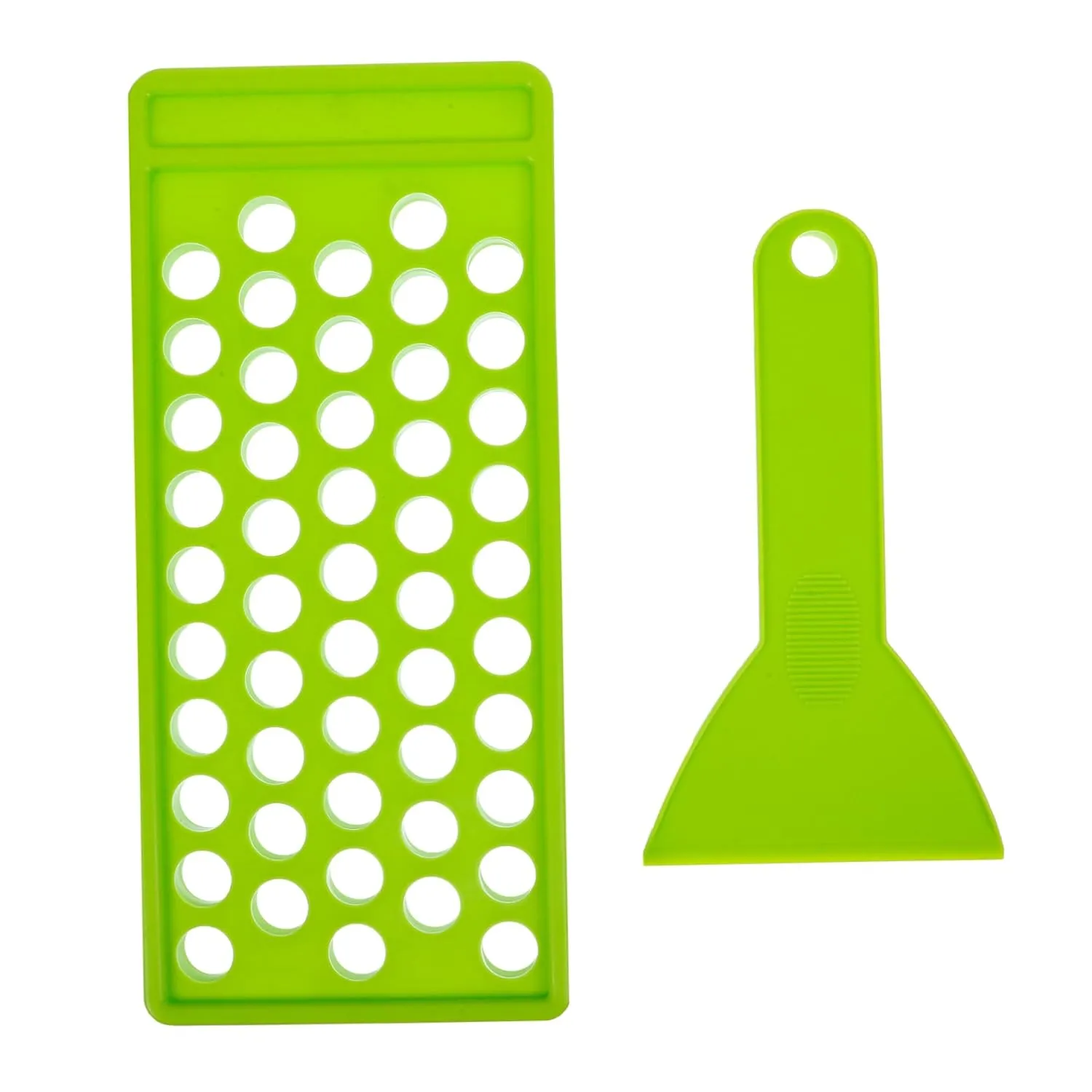 Housoutil 2pcs Lip Gloss Filling Tray Kit with Spatula Crafting Tool for Lipstick Ointments Creams and More Compact for Easy Use and Fun Projects
