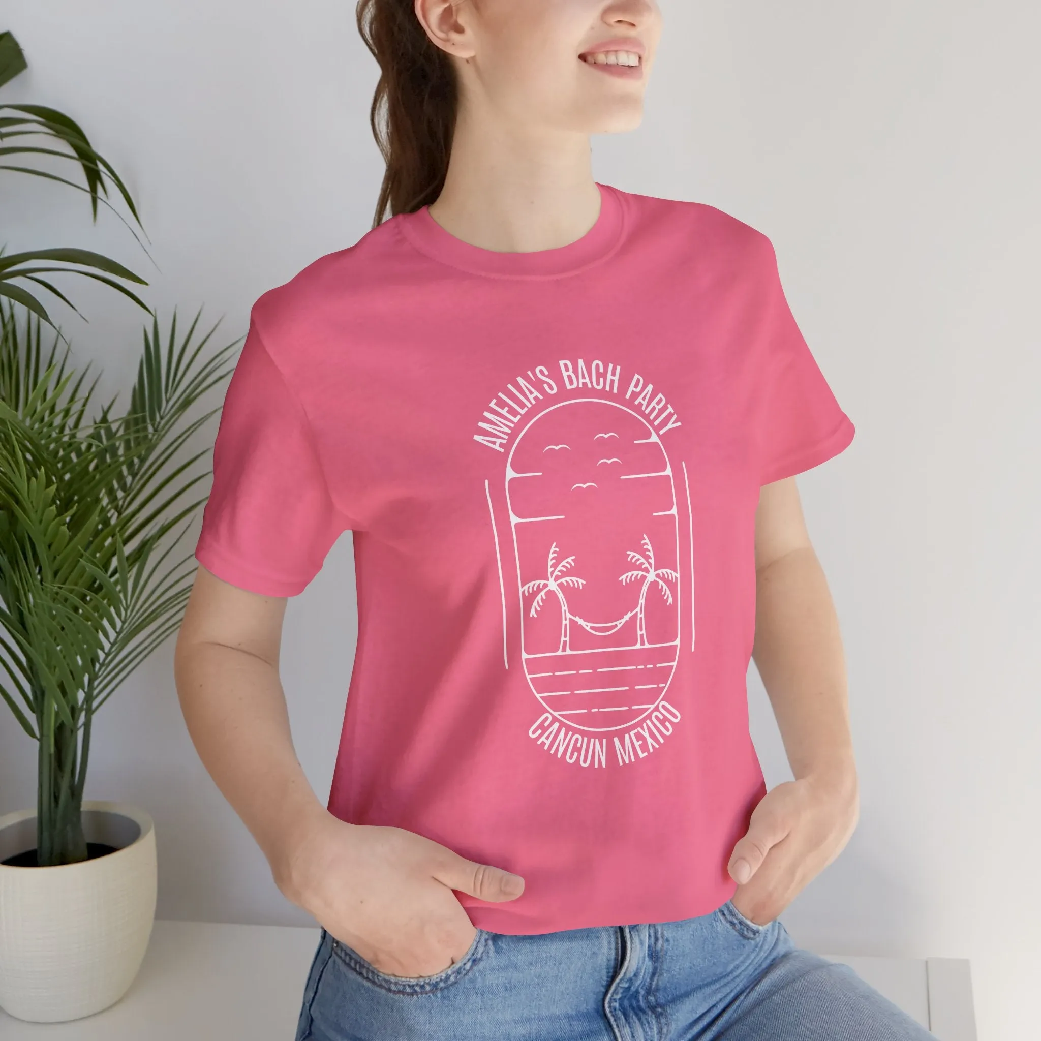 Huge offer Pink & Oval Trees Palm [M101 T-Shirts Exceptional Personalized & Hammock White] - Charity