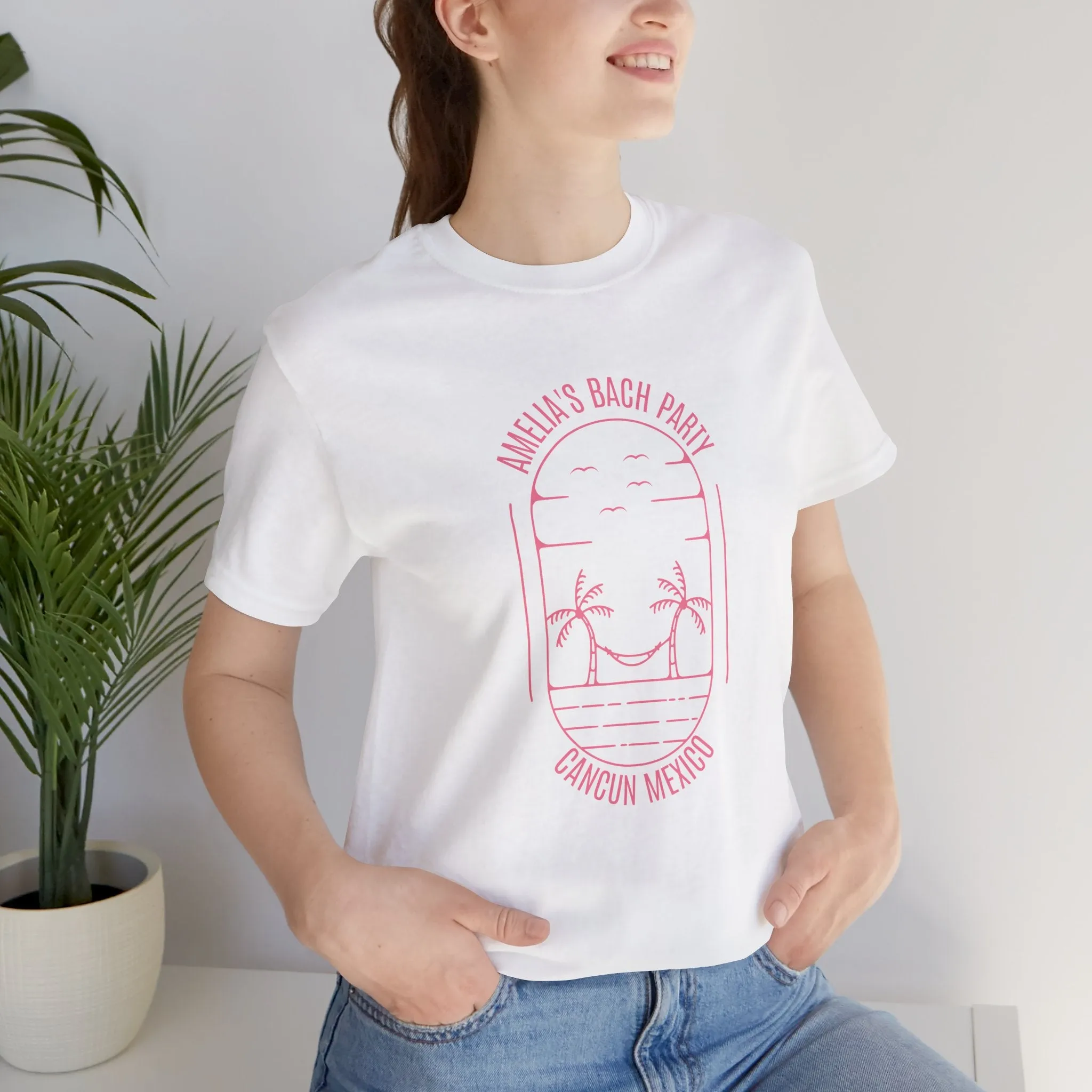 Huge offer Pink & Oval Trees Palm [M101 T-Shirts Exceptional Personalized & Hammock White] - Charity