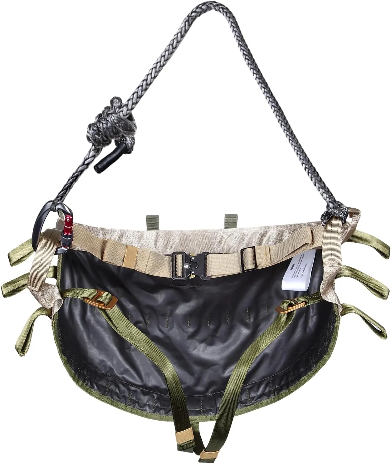 Hunting Saddle, Ultra Comfortable Tree Saddle, Lightweight Treestands Accessories for Hunting, Adjustable Tree Climbing Saddle, Essential Saddle Hunting Gear, Includes Bridge