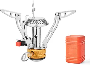 HXBER Outdoor Electronic Ignition Stoves Portable Cooking Accessory Foldable Gasstove Adjustable Firepower Camping Hiking Furnace GasCooker