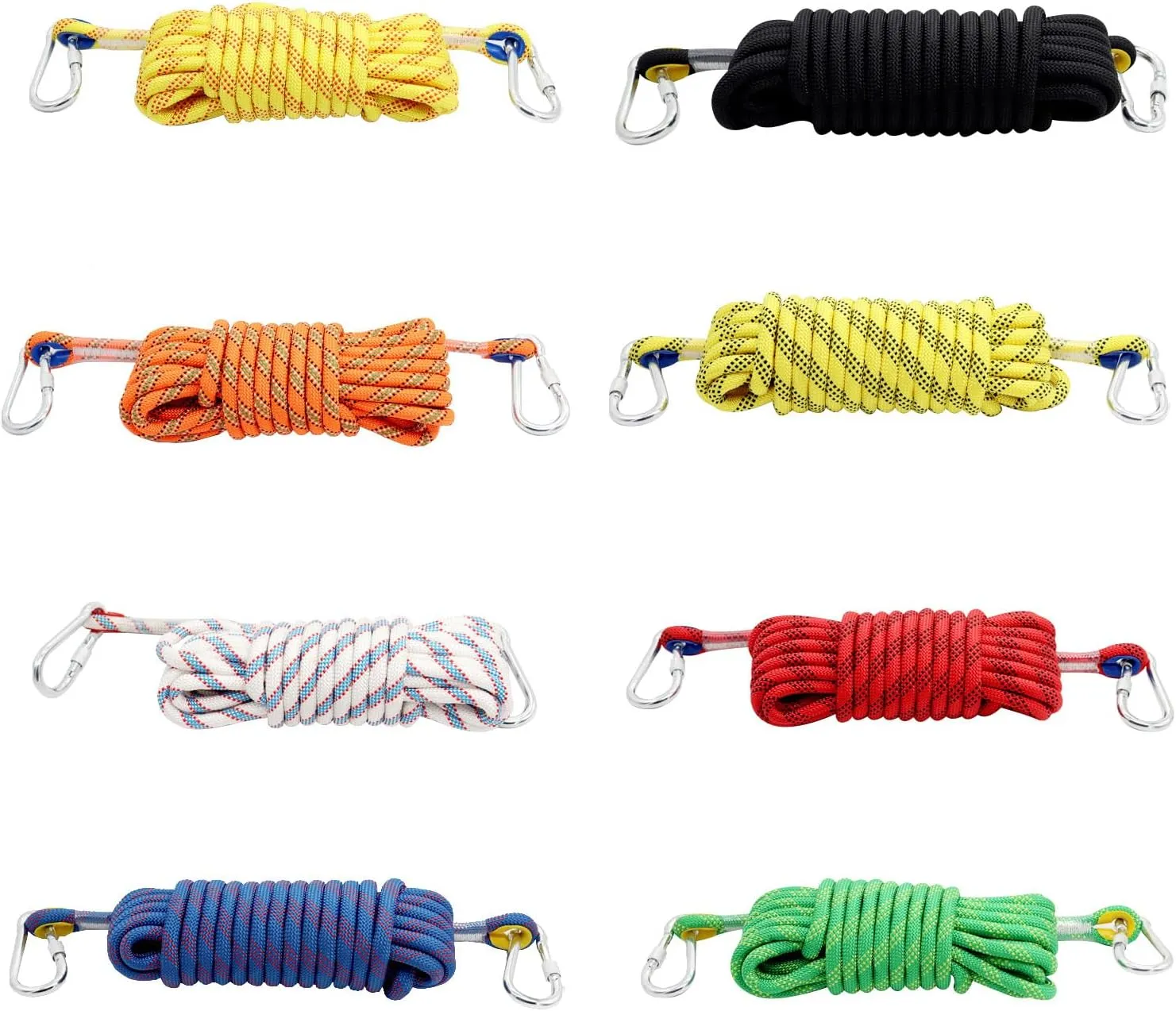 hyallthezone Static Rock Climbing Rope 10M (32ft) 20M (64ft) Outdoor Rock Climbing Rope, Suitable for Outdoor Rock Climbing Work