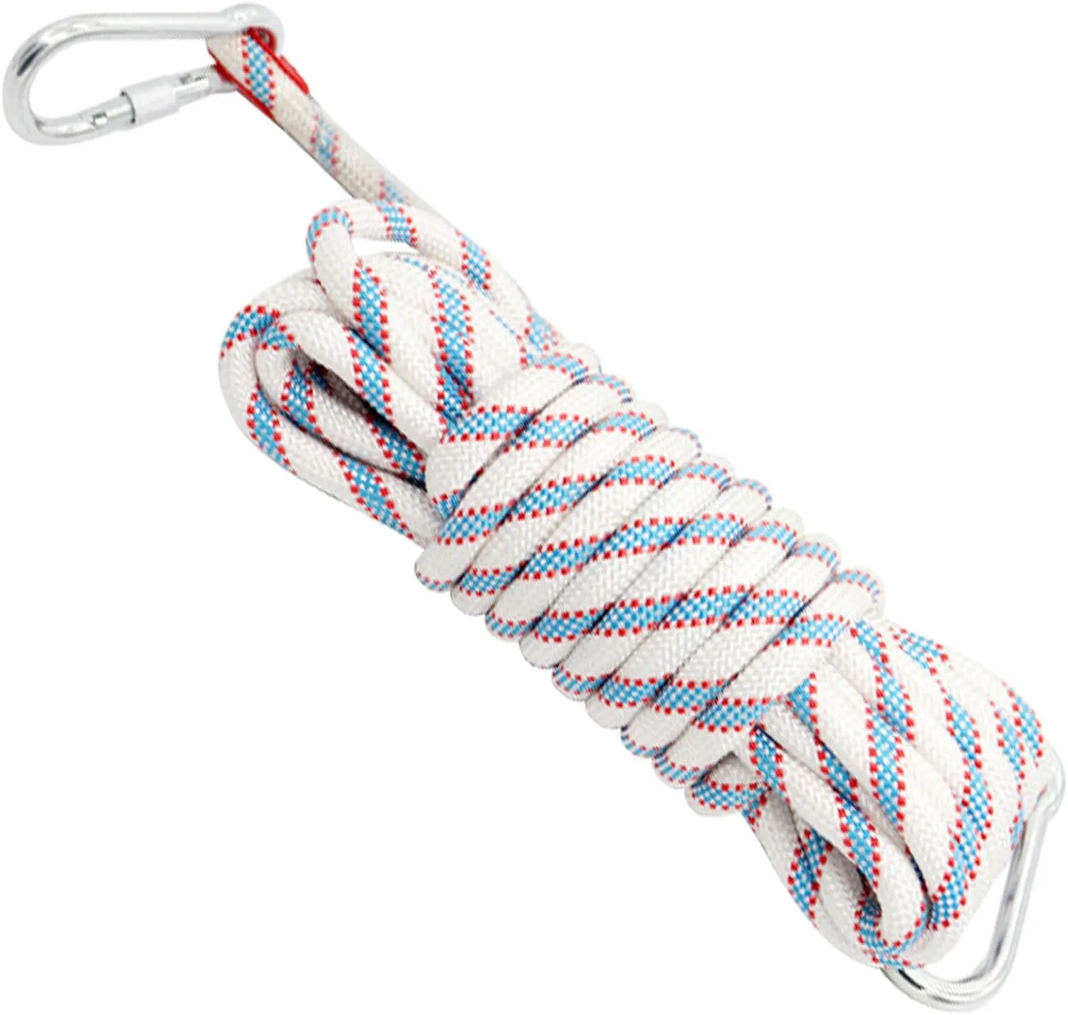 hyallthezone Static Rock Climbing Rope 10M (32ft) 20M (64ft) Outdoor Rock Climbing Rope, Suitable for Outdoor Rock Climbing Work