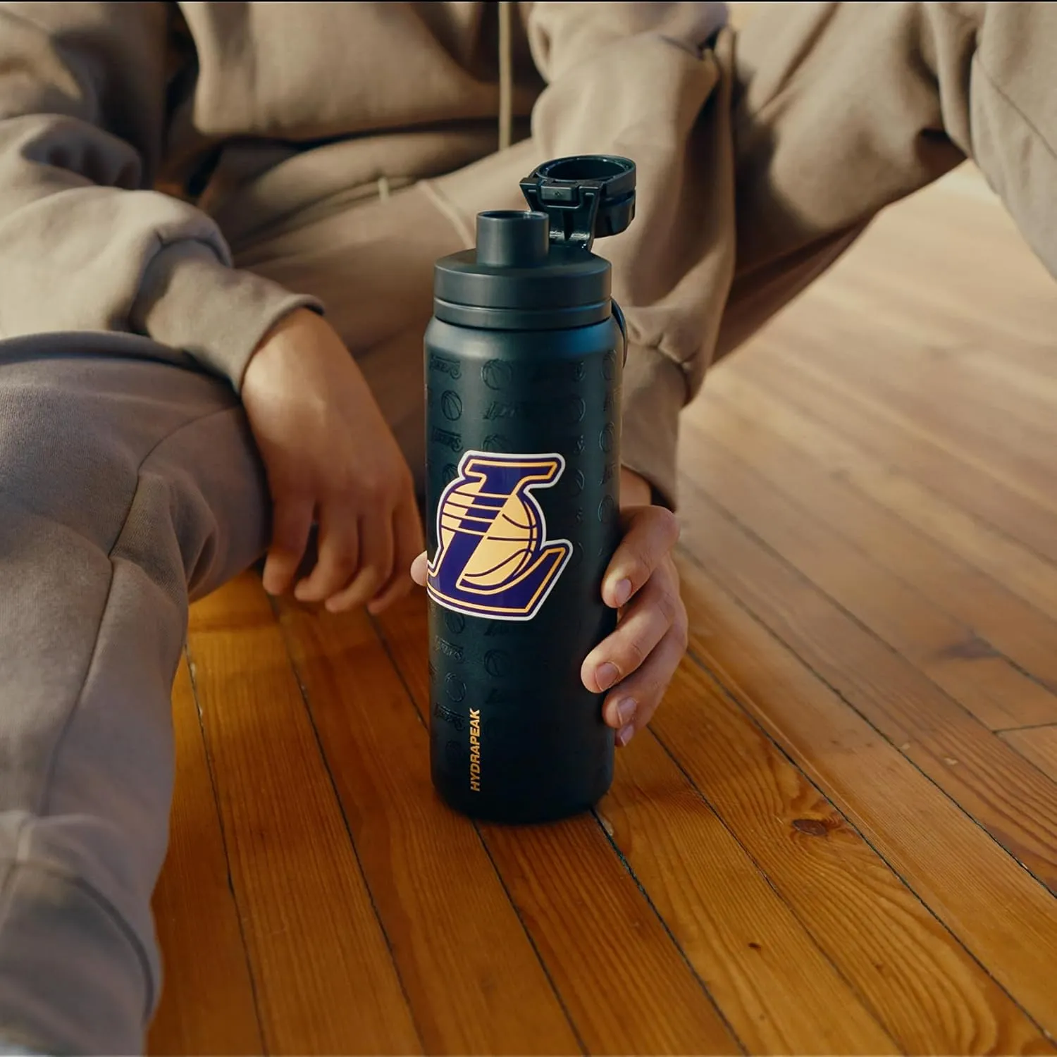 Hydrapeak x NBA Officially Licensed Denver Nuggets 26 oz Active Water Bottle with Chug Lid and Handle Reusable Stainless Steel Double Wall Insulated Sports Gift