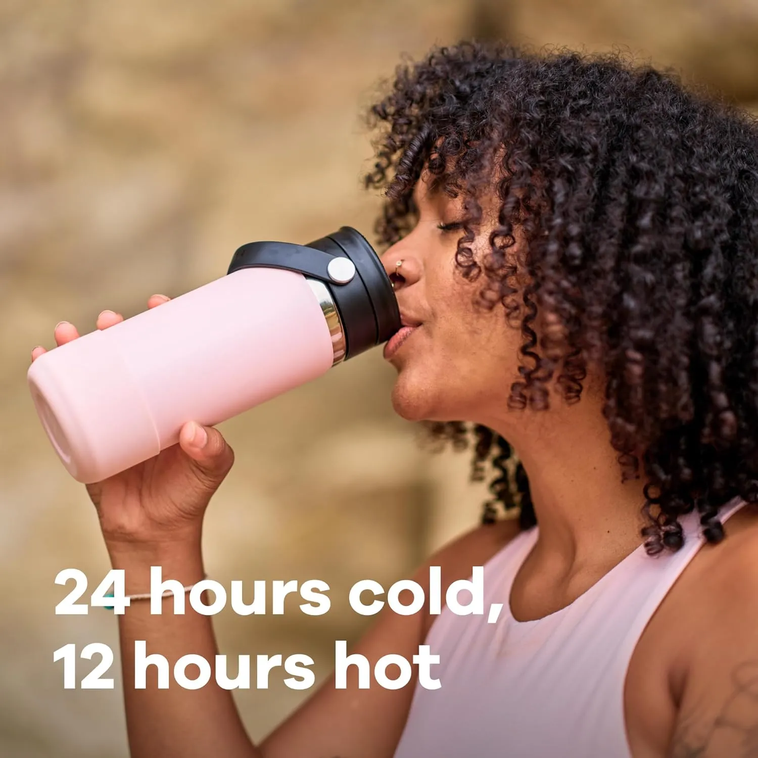 Hydro Flask 16 Oz Wide Mouth Flex Sip Lid Fossil