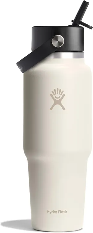 Hydro Flask 32 Oz Wide Flex Straw Travel Bottle Ivory