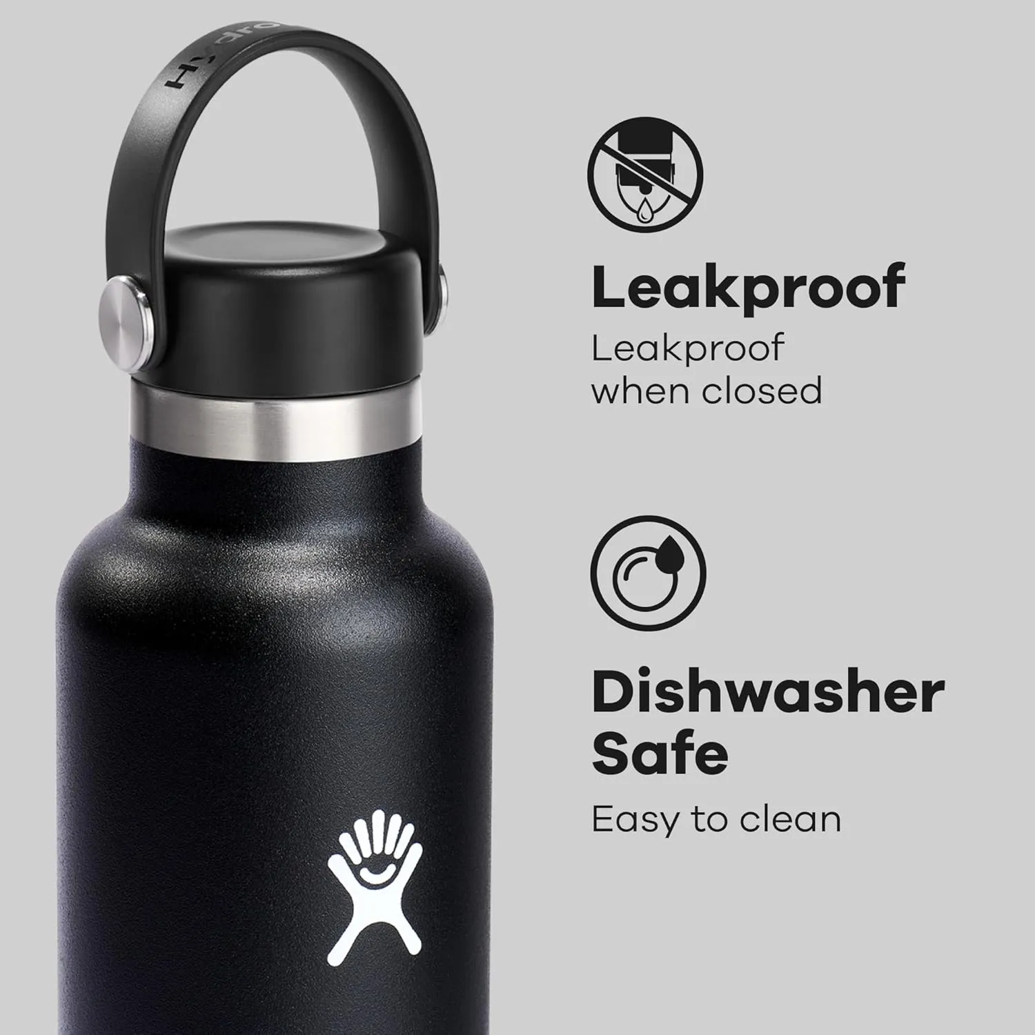 Hydro Flask Standard Flex Cap Black 24 Oz