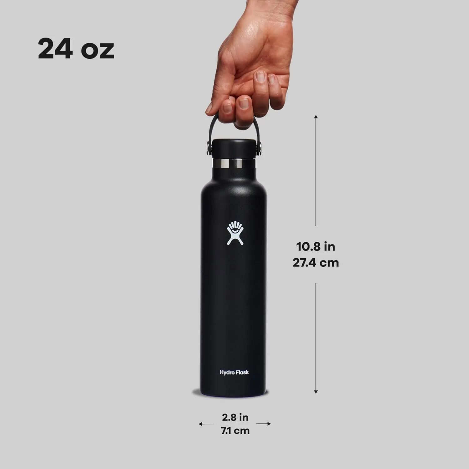 Hydro Flask Standard Flex Cap Black 24 Oz