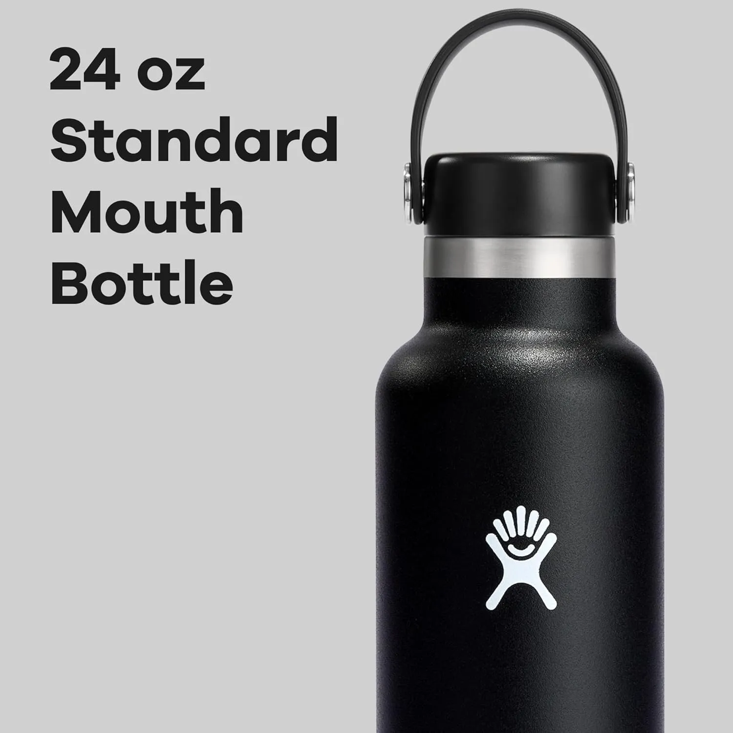Hydro Flask Standard Flex Cap Black 24 Oz