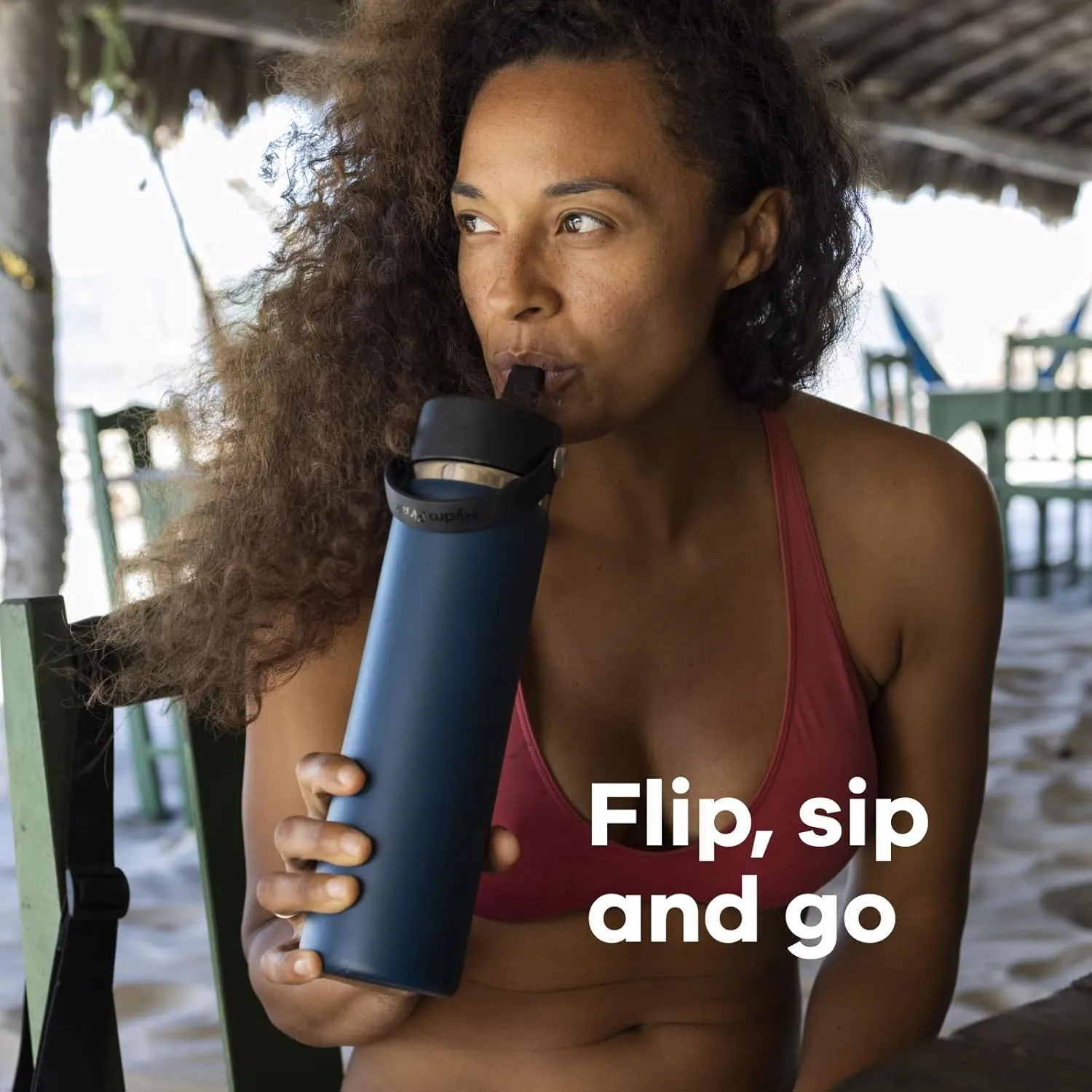 Hydro Flask Wide Flex Straw Cap Agave 32 Oz