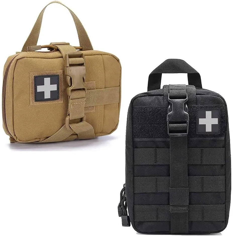 Ifak Pouch, Molle Medical Pouch Rip Away, Tactical First Aid Pouch for Camping Hiking