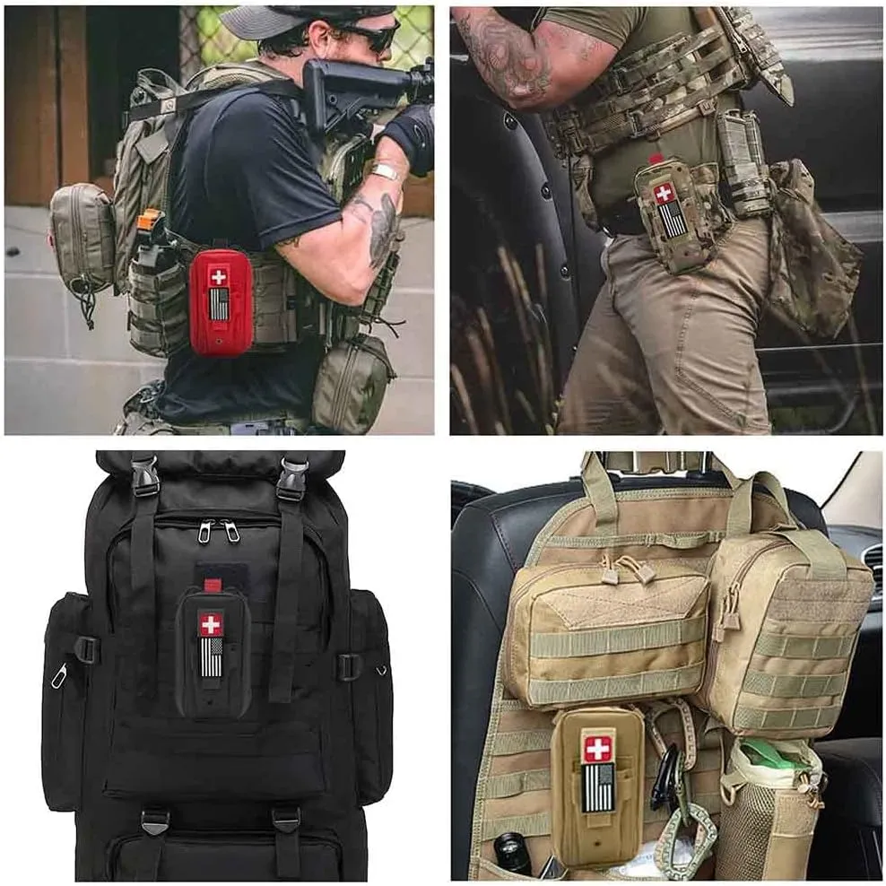 Ifak Trauma Kit, Ifak Med Trauma Kit, Molle Tactical Emergency First Aid Kit Refill Supplies Insert for Duty Belt