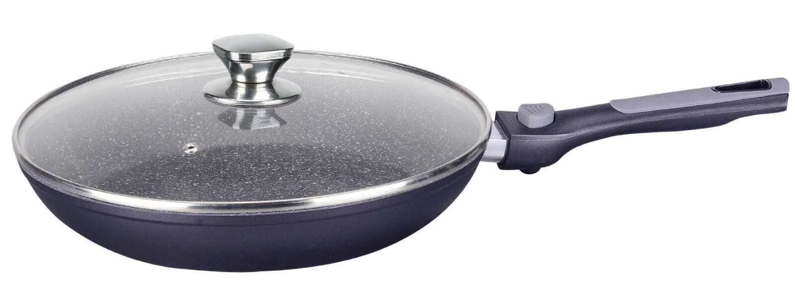 Imperial Collection IM-FFL28-DM; Marbled coating pan with detachable handle 28cm