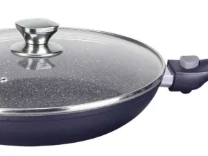 Imperial Collection IM-FFL28-DM; Marbled coating pan with detachable handle 28cm