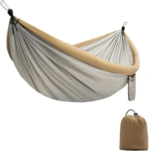 Inflatable Anti-Rollover Camping Hammock - Portable Hammock Double Hammock,Gray
