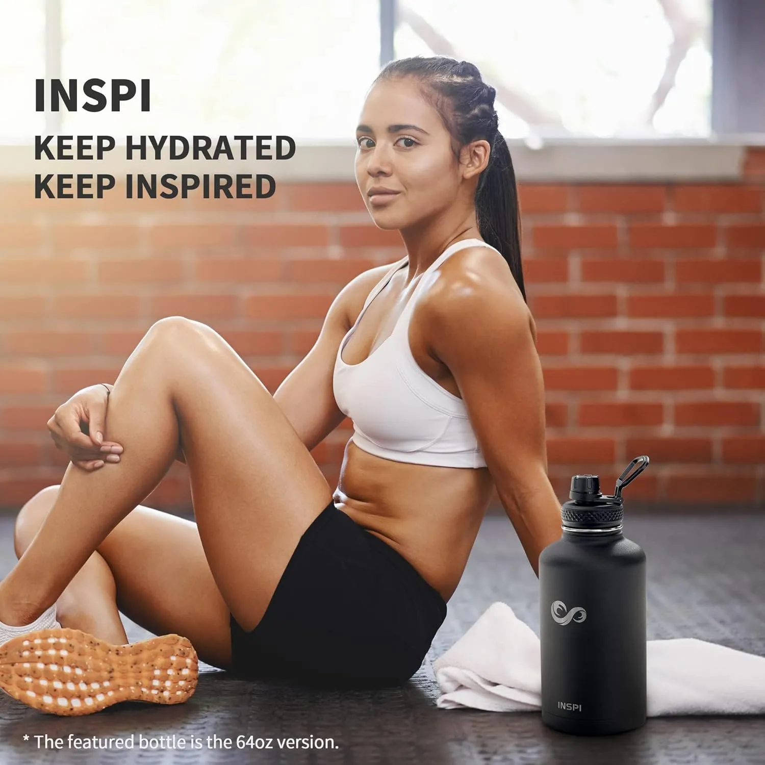 INSPI Water Bottle 64oz, 40oz, 32oz