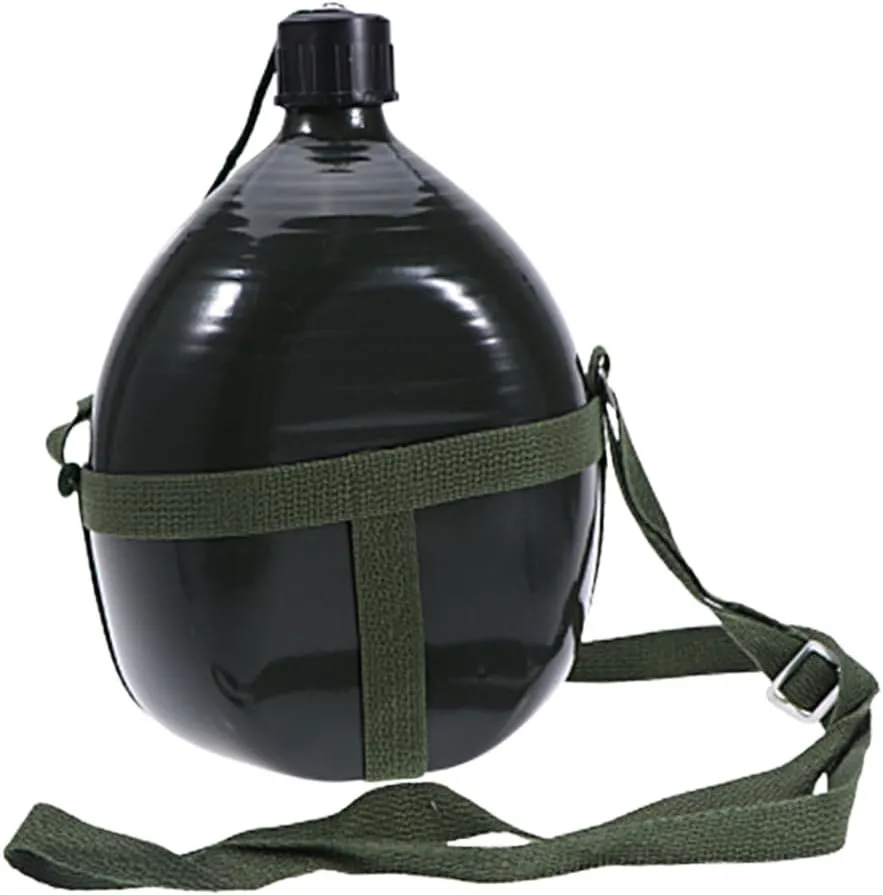 Insulated Kettle 2.5l Aluminum Canteen with Shoulder Strap Perfect for Hiking Travel