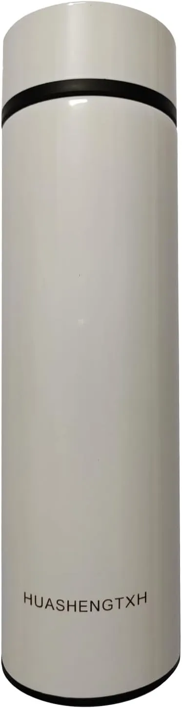 Insulating Water Bottle Outdoor Sports Stainless Steel Insulating Bottle Vacuum Sealed Coffee Bottle Travel Water Bottle Cold and Hot Water Bottle (White)