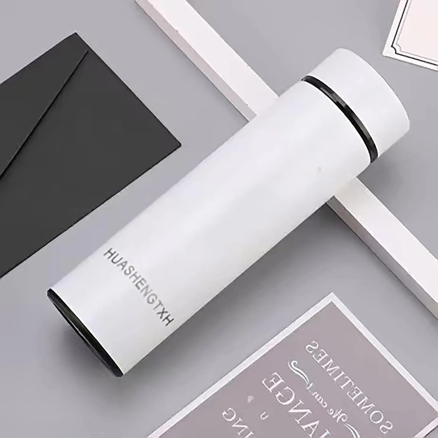 Insulating Water Bottle Outdoor Sports Stainless Steel Insulating Bottle Vacuum Sealed Coffee Bottle Travel Water Bottle Cold and Hot Water Bottle (White)