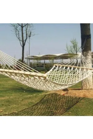 Ipek Garden Double Single Layer Macrame Hammock Swing
