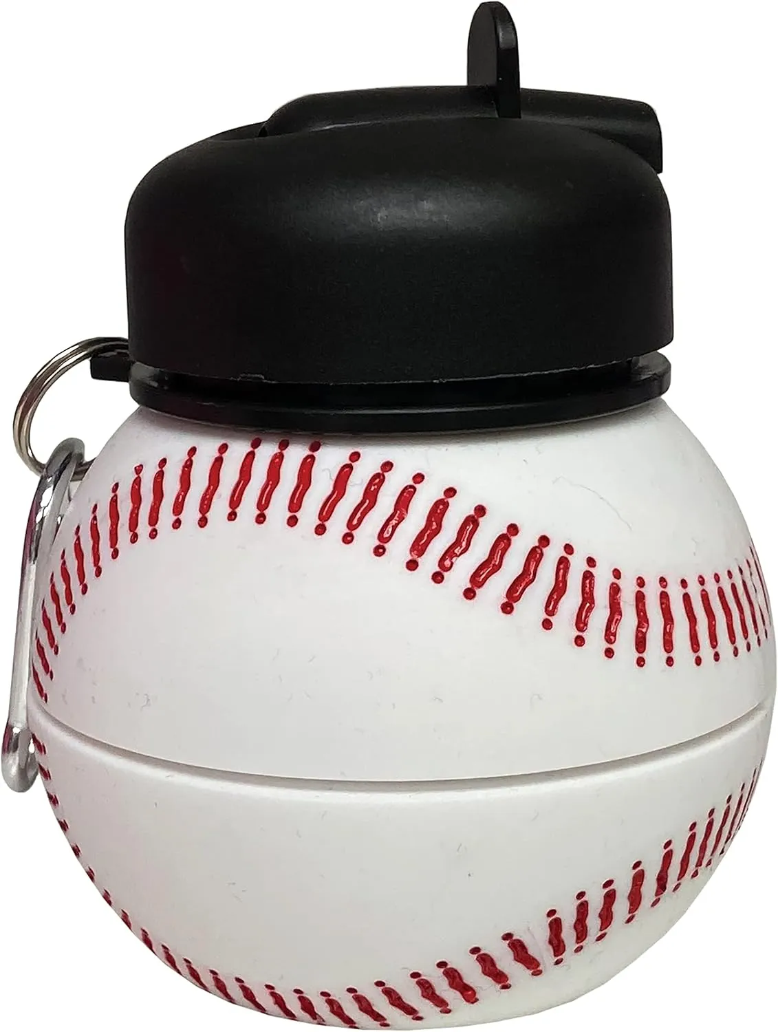 iscream BPA Free, 18 oz Collapsible Silicone Sports Bottle - Baseball/Softball