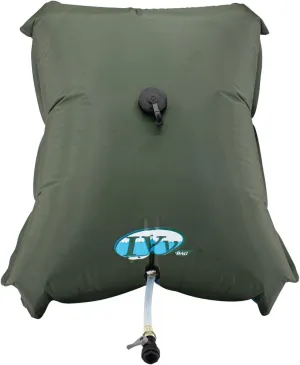 Jenlis Ivy Bag Large Drinking Water Bladder, Food Grade & BPA Free Container, Big Portable Fluid Holding Tank, Durable Potable Liquid Transport Tote, Compact Collapsible & Foldable Storage
