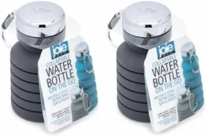 Joie Collapsible Silicone Water Bottle - 2 Pack