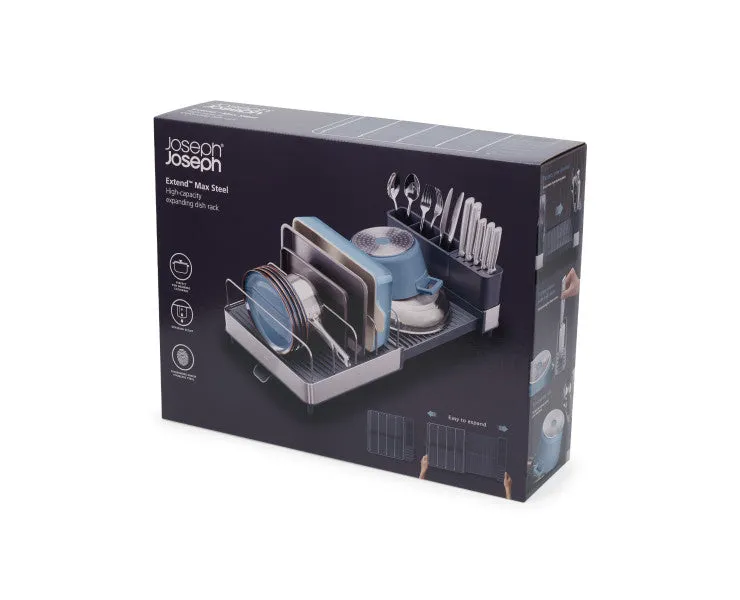 Joseph Joseph Extend Steel Dish Rack - 2-part Sliding Tray