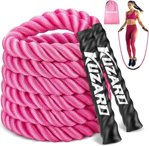 Jump Rope, Weighted Jump Rope for Women, Heavy Jump Ropes for Fitness, Adult Skipping Rope for Home Workout, Weight Loss, Shaping Body, Boxing, Strength Training, Total Body Exercise Equipment