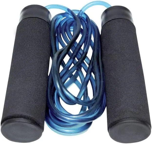 Jump Ropes: 1.2lb Weighted PVC Durability with Cushioned Foam Handles - Perfect for Boxing, and Strength Training - 8.5ft Length for Men, Women, and Children's Fitness Workouts