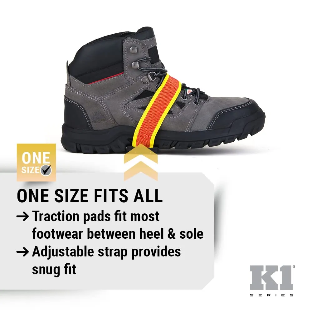 K1 Mid-Sole Intrinsic Ice Cleats for Men & Women - Rotatable Non-Sparking Traction Aids for Winter Snow - Low Profile