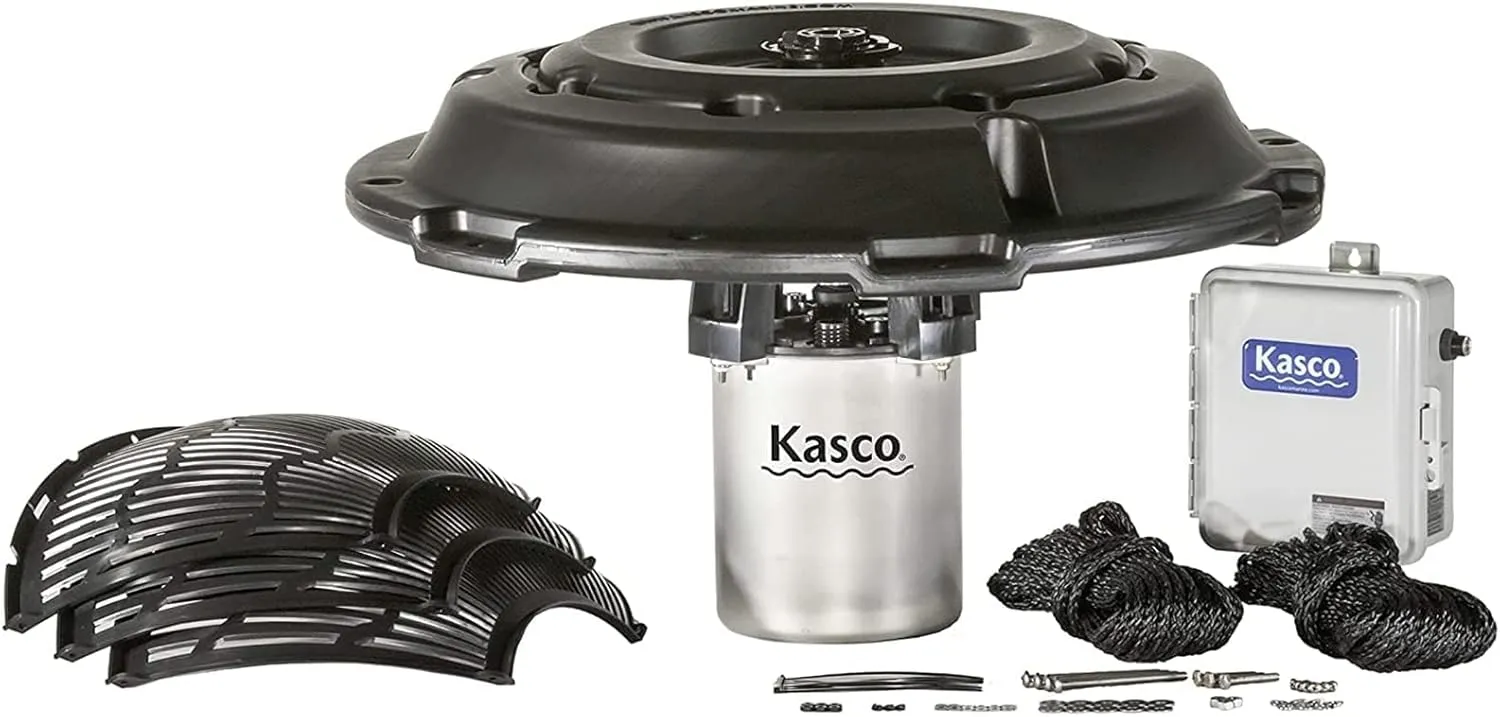 Kasco 1 HP J Series Decorative Fountain - 120V with 100 Ft Electric Power Cord | Pond and Lake Fountain | Efficient Pond Aerator Outdoor Fountain