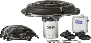 Kasco 1 HP J Series Decorative Fountain - 120V with 100 Ft Electric Power Cord | Pond and Lake Fountain | Efficient Pond Aerator Outdoor Fountain