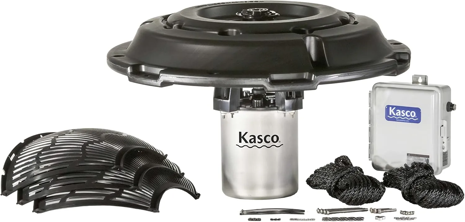 Kasco 1 HP J Series Decorative Fountain - 240V with 150 Ft Electric Power Cord | Pond and Lake Fountain | Efficient Pond Aerator Outdoor Fountain