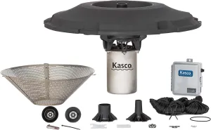 Kasco 2 HP J Series Decorative Fountain - 240V with 300 Ft Electric Power Cord | Pond and Lake Fountain | Efficient Pond Aerator Outdoor Fountain