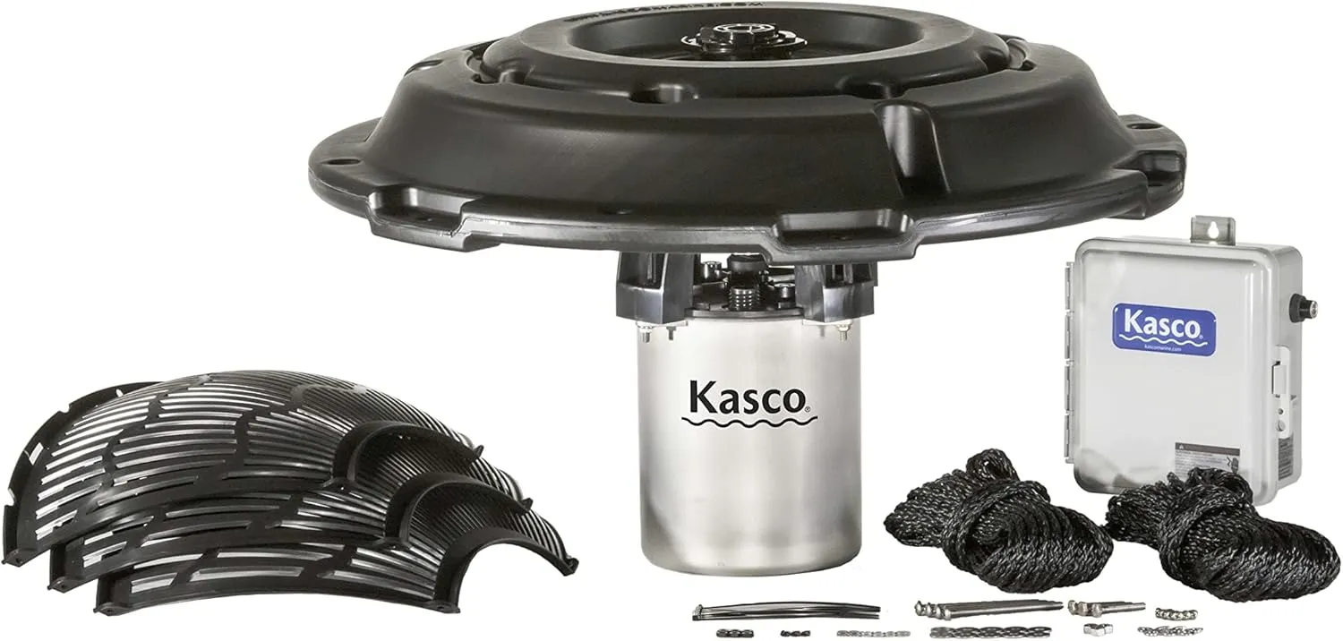 Kasco 3/4 HP J Series Decorative Fountain - 120V with 100 Ft Electric Power Cord | Pond and Lake Fountain | Efficient Pond Aerator Outdoor