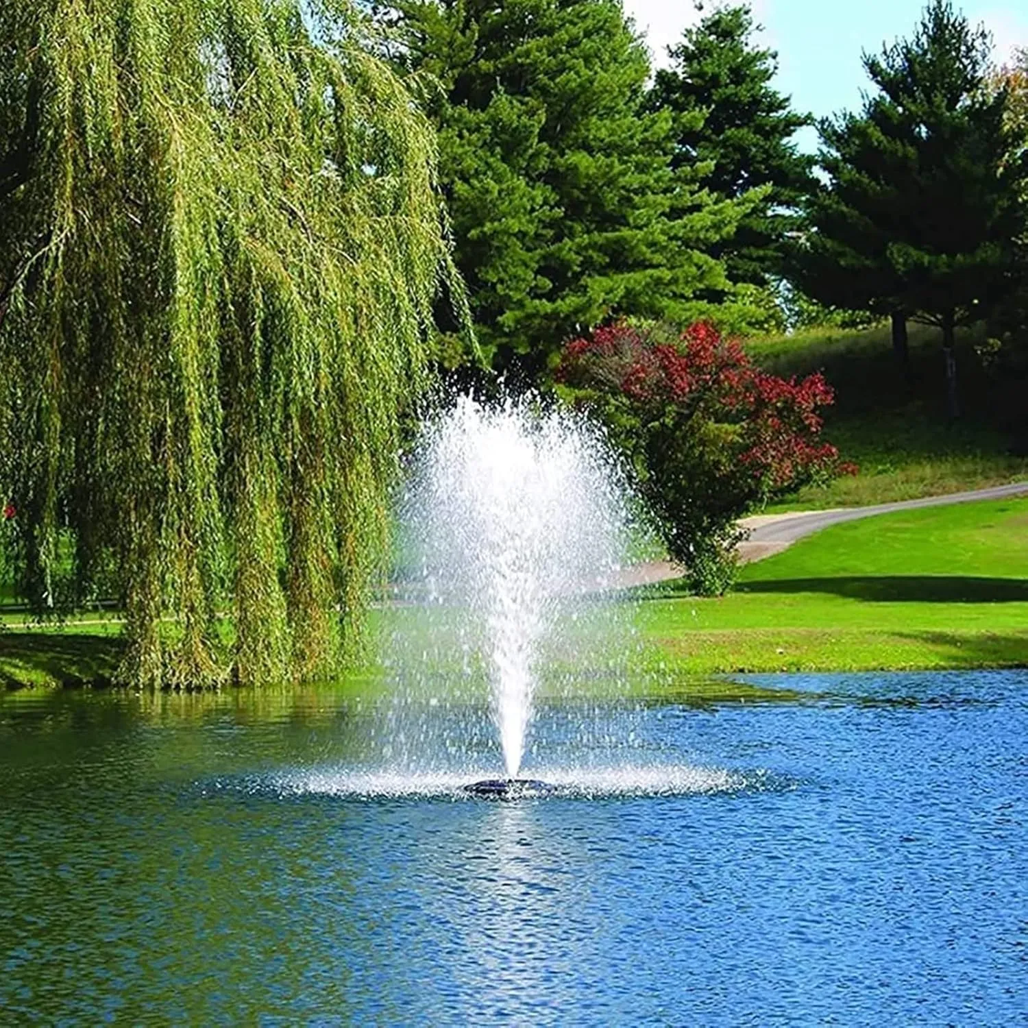 Kasco 3/4 HP J Series Decorative Fountain - 240V With Electric Power Cord of Various Lenghts| Pond and Lake Fountain | Efficient Pond Aerator Outdoor Fountain