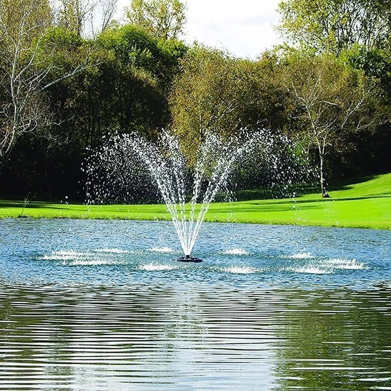 Kasco 3/4 HP J Series Decorative Fountain - 240V With Electric Power Cord of Various Lenghts| Pond and Lake Fountain | Efficient Pond Aerator Outdoor Fountain