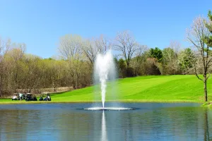 Kasco 3HP J Series Fountain - 240V, 200 Ft Power Cord – Pond and Lake Fountain – Decorative Pond Aerator Outdoor Fountain