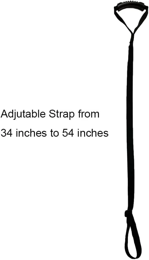 Kayak Stand Up Assist Strap Adjustable 34-54 Inches Canoe Drag Handles SUP Pull Up Rope Boat Standing Aid Dragging Accessories for Kayaker