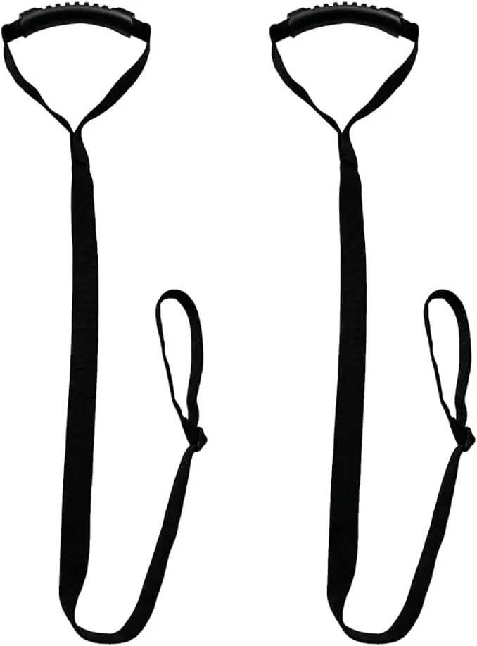 Kayak Stand Up Assist Strap Adjustable 34-54 Inches Canoe Drag Handles SUP Pull Up Rope Boat Standing Aid Dragging Accessories for Kayaker