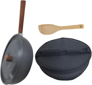 KESYOO Portable Camping Cookware Set 1pc Nonstick Frying Pan Outdoor Pot Grill Pan for Camp Hiking Bbq