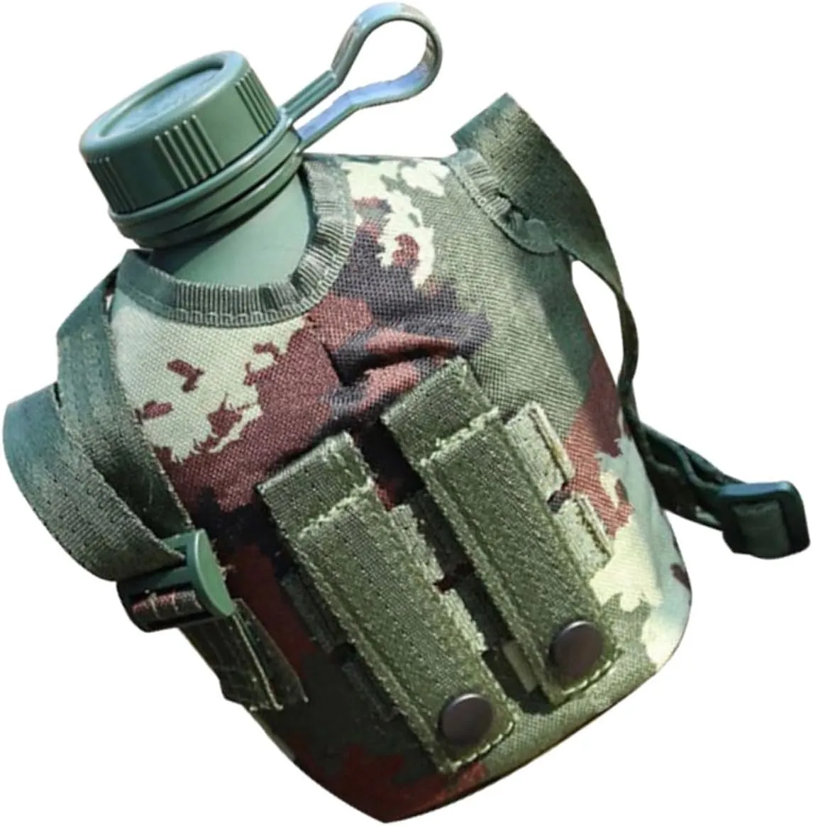KESYOO Sport Water Bottle Collapsible Canteen Portable for Camping Hiking Travel Green