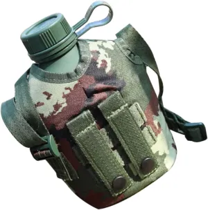 KESYOO Sport Water Bottle Collapsible Canteen Portable for Camping Hiking Travel Green