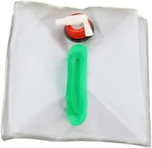 KICHOUSE High Grade Polyethylene Pvc Collapsible Water Containers 20l Bag for Camping Hiking Leak-proof Spigot