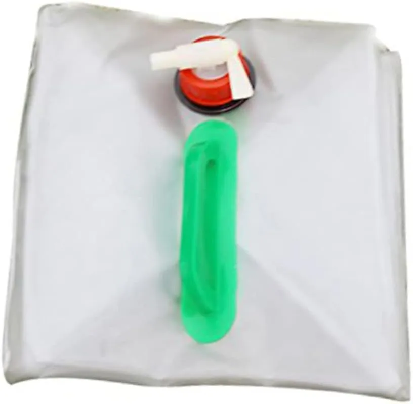 KICHOUSE High Grade Polyethylene Pvc Collapsible Water Containers 20l Bag for Camping Hiking Leak-proof Spigot