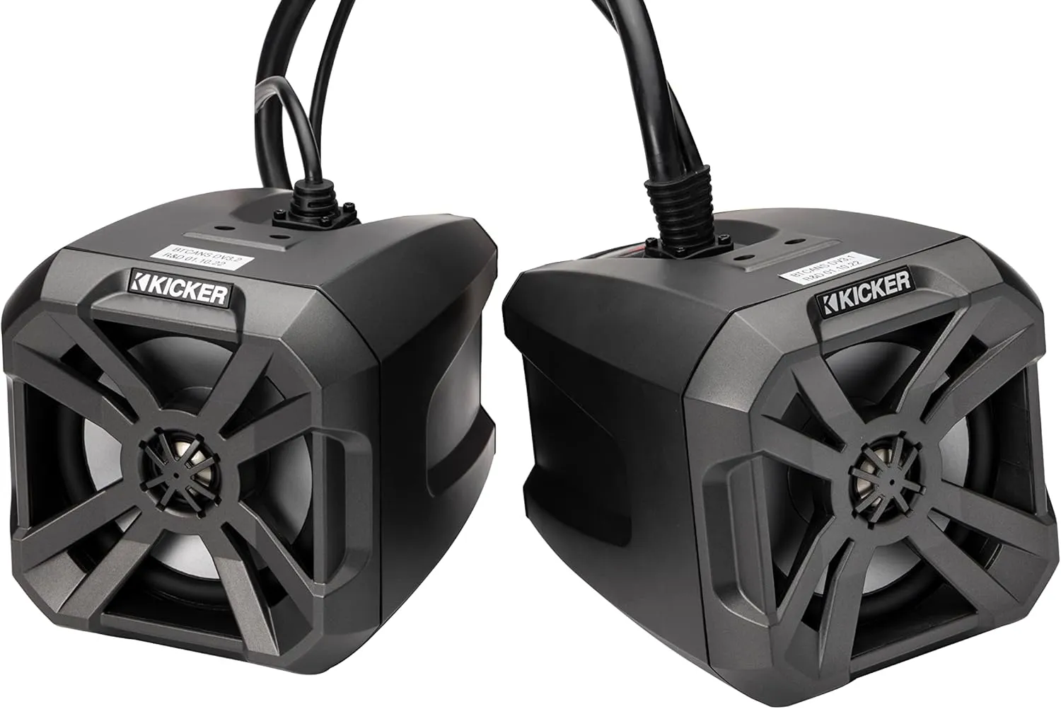 Kicker 48BTCAN65 - PowerCans 6.5" Bluetooth Speaker Pods, Pair