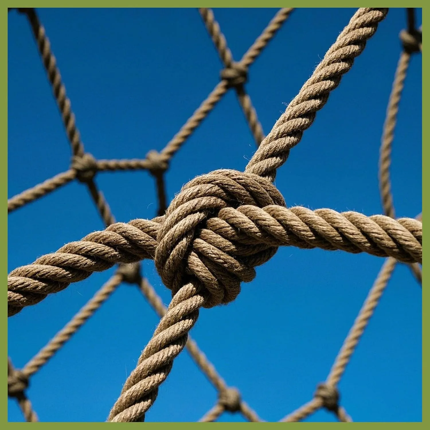 Kids Playground Net Cargo Net Rope Ladder for Treehouse Accessories Outdoor Climbing Net Heavy Duty Backyard Safety Protection Net,100x100cm