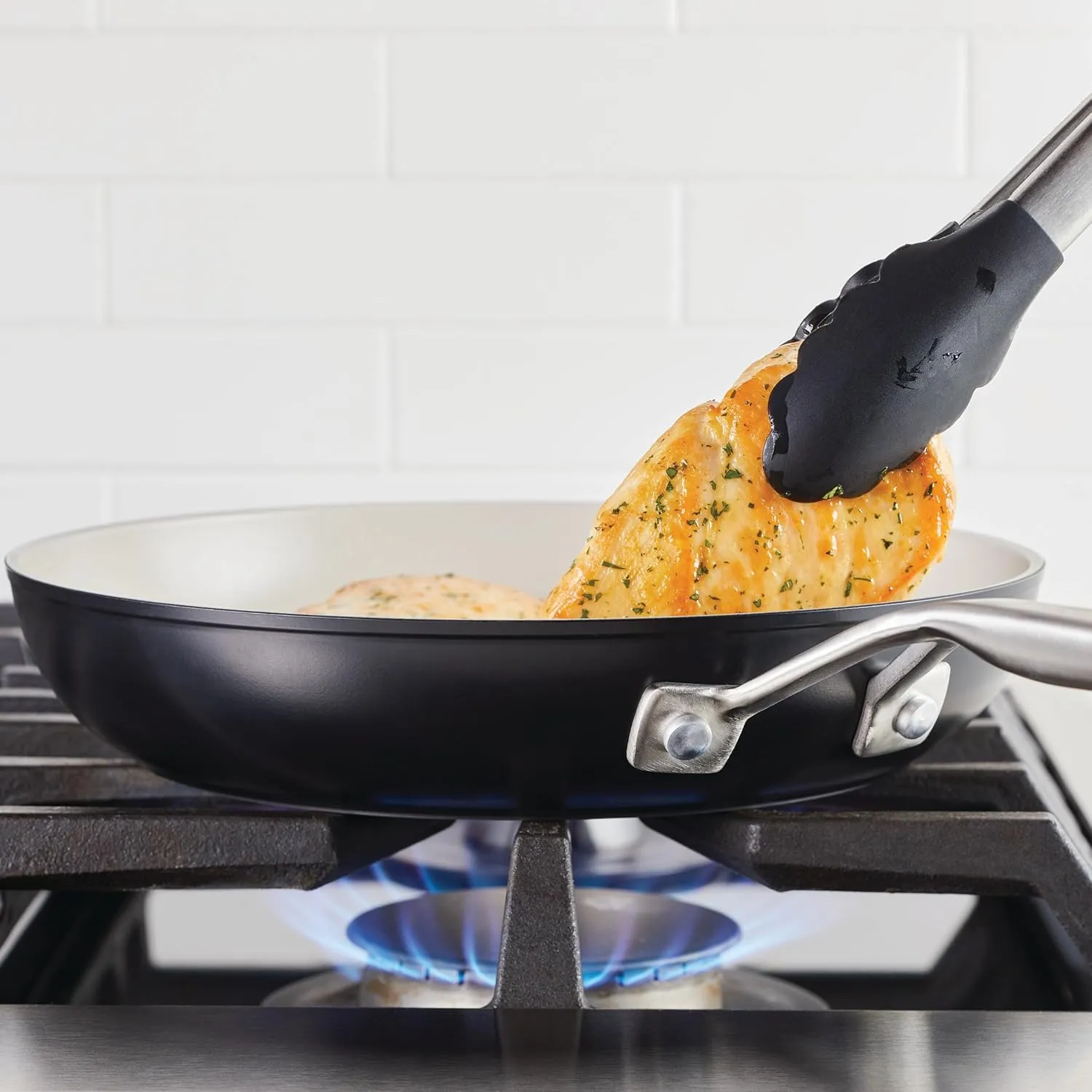 KitchenAid Hard Anodized Ceramic Nonstick Frying Pan/Skillet, 10 Inch - Matte Black