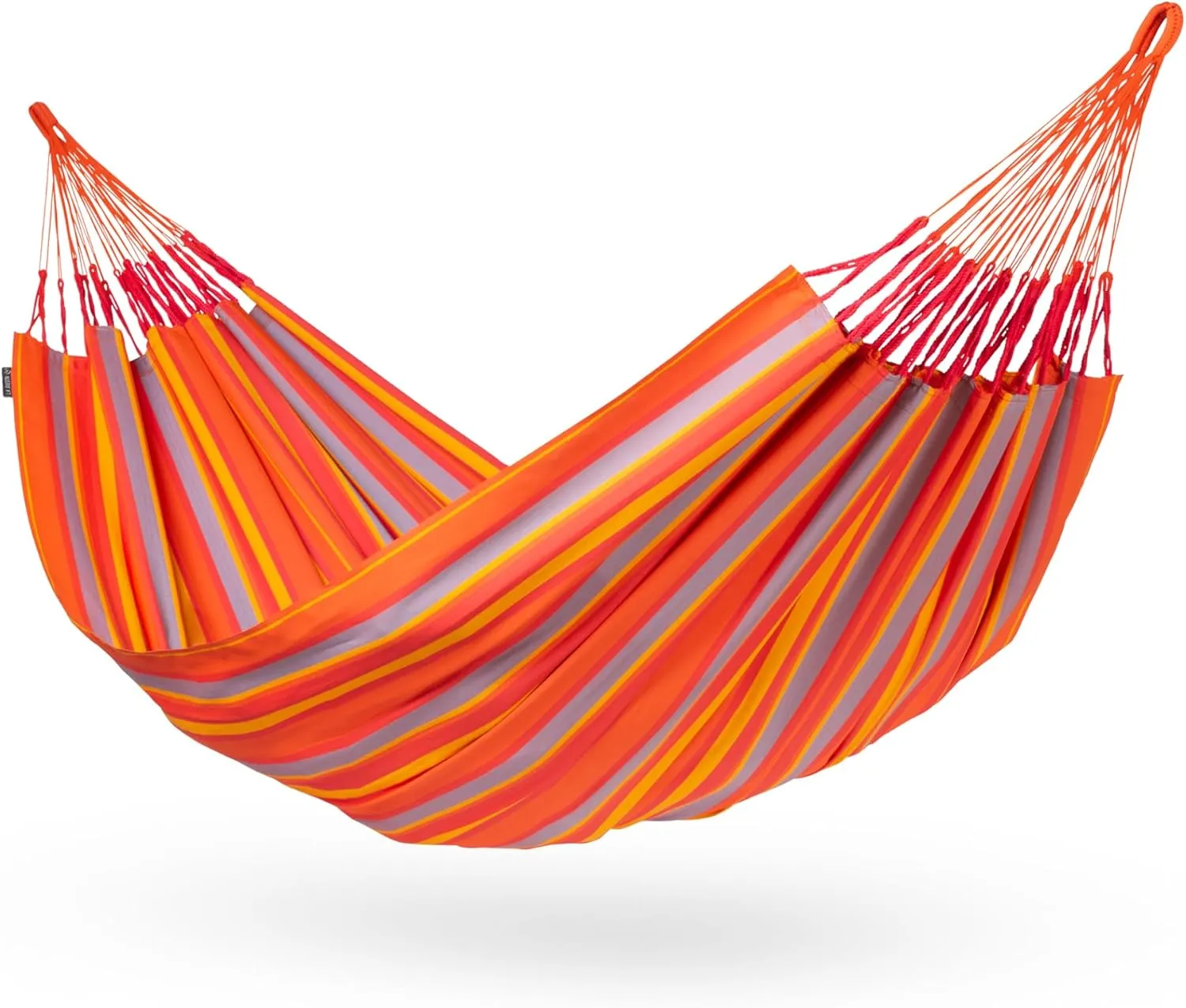 LA Siesta Brisa Classic Hammock, Handmade, Weather-Resistant, Tear-Resistant Hammock for Indoor & Outdoor Relaxation, Size-Double - Toucan